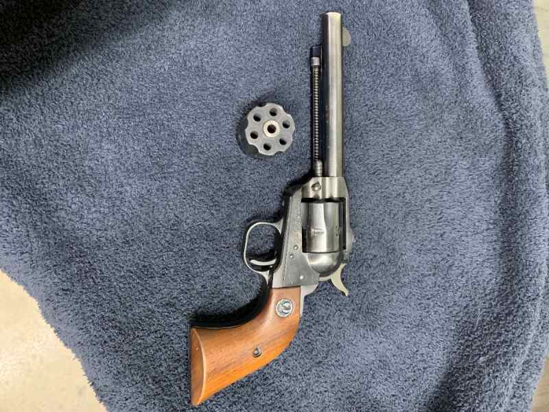 1968 “D” Ruger Single Six 22LR 22 Magnum revolver