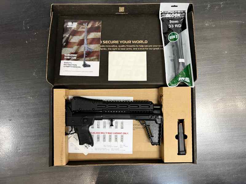 KEL-TEC SUB 2000 9MM GEN2 (WARF ARMS) $349