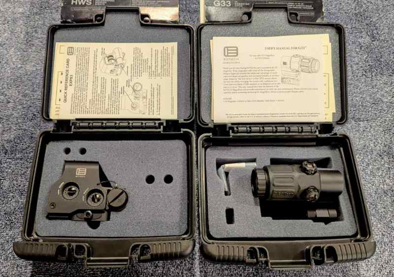 EOTECH EXPS3-0 Holographic Sight &amp; G33 Magnifier