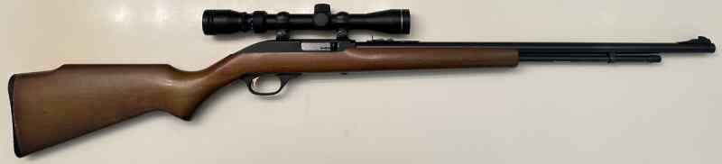 Marlin Model 60, .22 cal, Wood stock, 3x9 scope