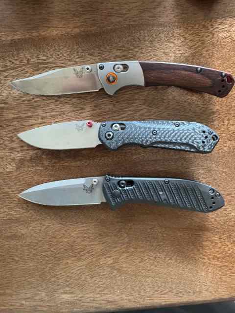 3 Benchmade Knives for sale 