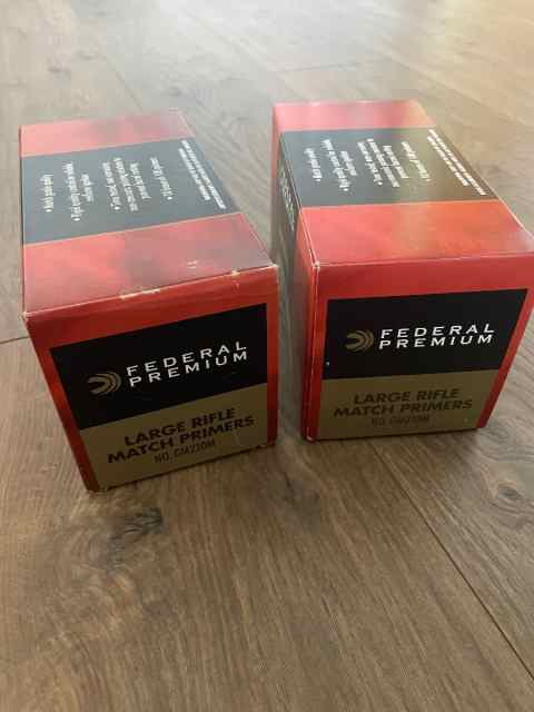 2000 Federal Large Rifle Match GM210M Primers