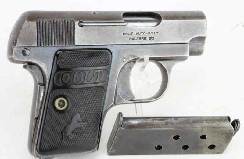 918 Mfg Colt Model 1908 Vest Pocket Pistol - .25 A