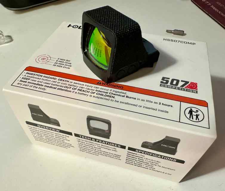 HOLOSUN 507COMP COMPETITION RED DOT REFLEX SIGHT 